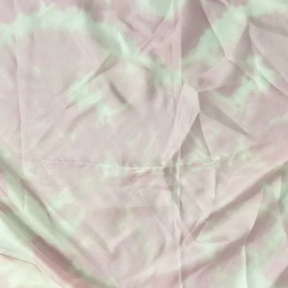 Givenchy Heart Logo Tie Dye Silk Scarf Pink